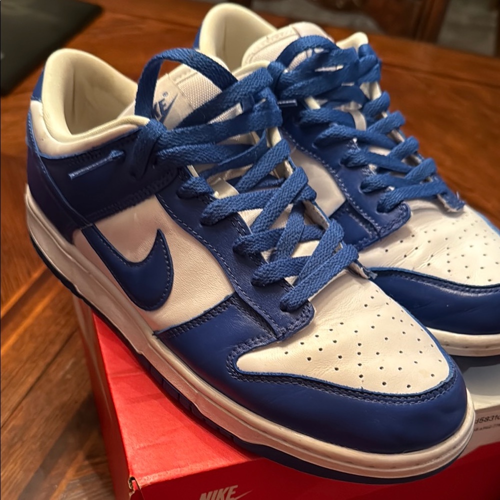 Nike dunk low sp Men's white/varsity blue Sneakers